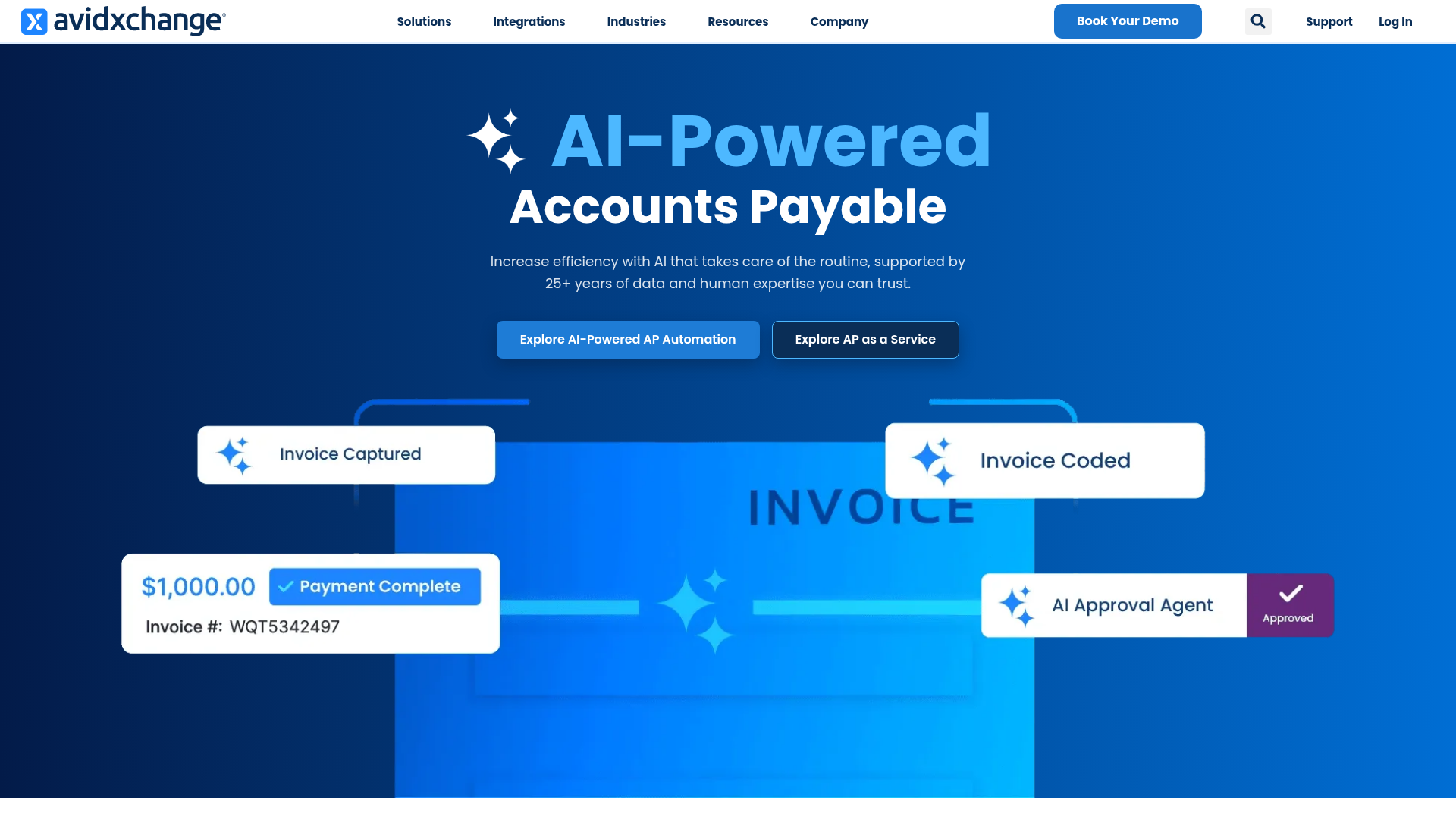 AvidXchange cited by Perplexity
