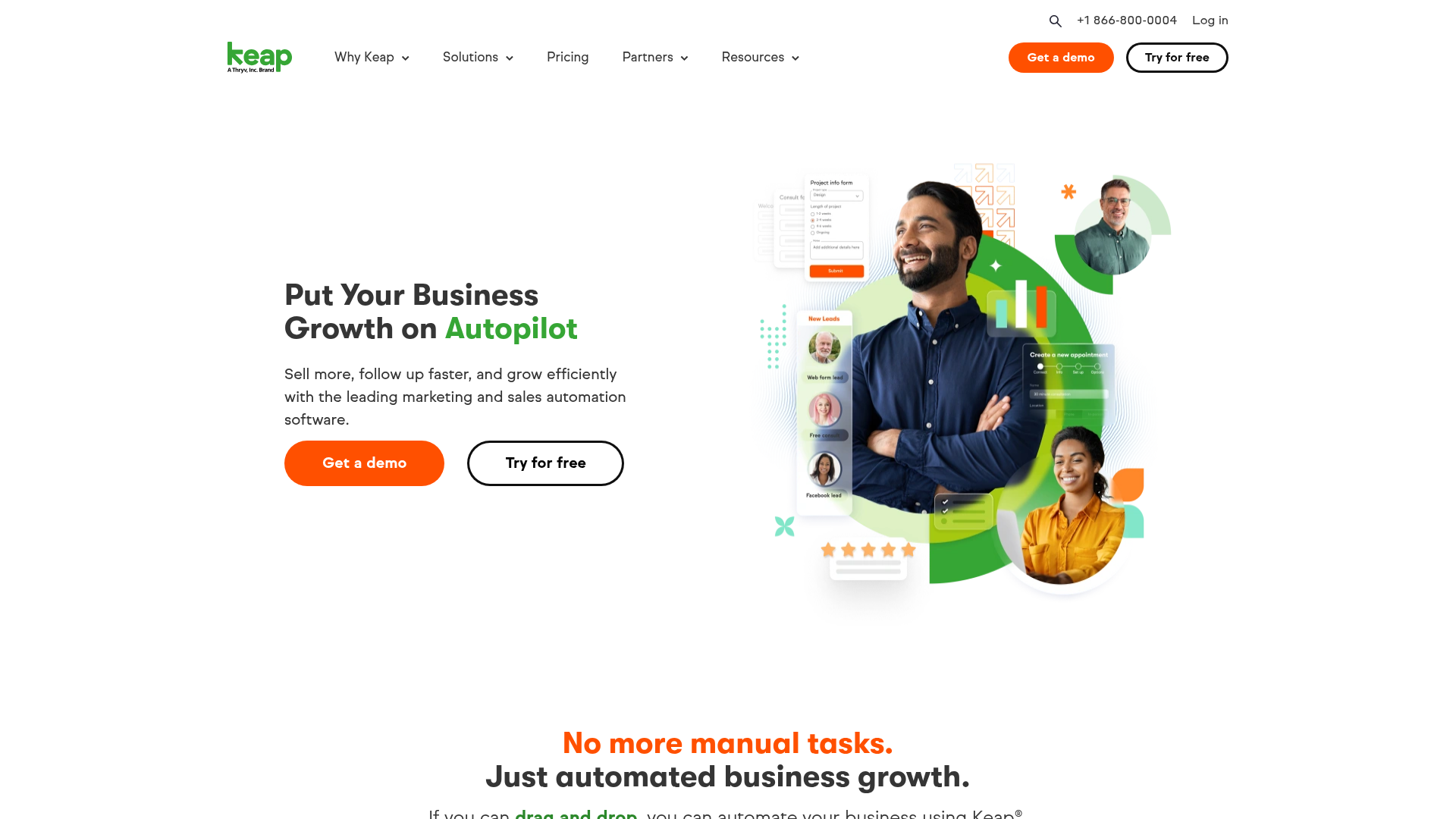 Keap cited by Gemini